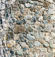 Old and broken brick wall. Grunge texture background.