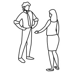 Corporate businesspeople design