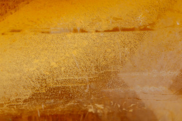 Macro mineral stone Calcite on a white background