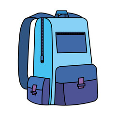 schoolbag study isolated icon