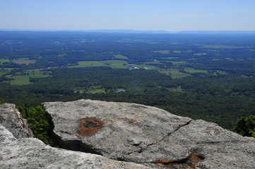 view from the top of mountain, hudson valley