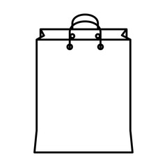 shopping bag isolated icon