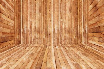 wooden parquet texture of floor decoration inside room, empty sauna room
