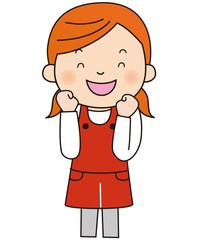 少女D海外／喜ぶ