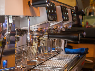 Modern professional coffee machine