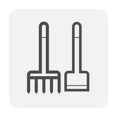 hoe rake icon