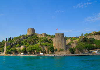 Rumeli Hisari Fortress in Spring. Istanbul, Turkey