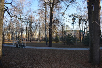 Obraz premium Autumn. City park