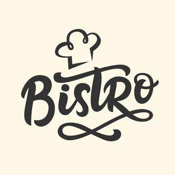 Bistro cafe vector logo badge