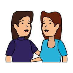 couple girls avatars characters