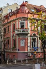 Fototapeta premium Beautiful house in the center of Belgrade. Serbia