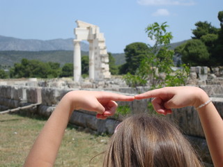 Summer Holidays in Greece, visit in ancient Epidavros
