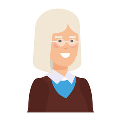 grandmother with december clothes