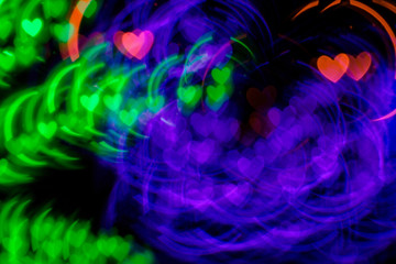 Christmas light bokeh background