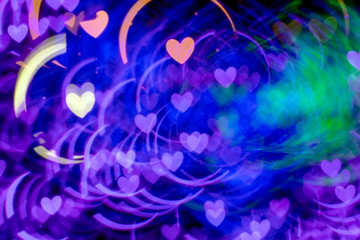 Christmas light bokeh background