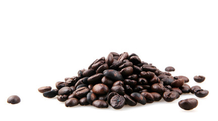 Coffee Beans Isolated On White Background