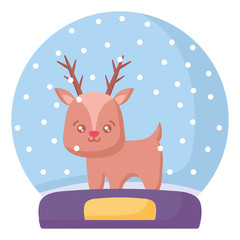 Christmas deer design