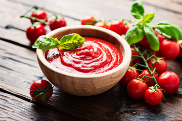 Bowl of tomato sauce