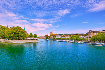 Fototapeta premium View of Zurich