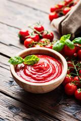 Bowl of tomato sauce