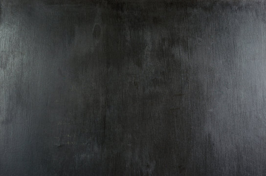 Empty black chalk board texture. Mockup background