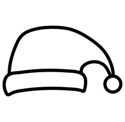 Santa claus hat icon 