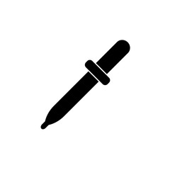 Dropper pipette healthy tube liquid icon symbol isolated vector stock