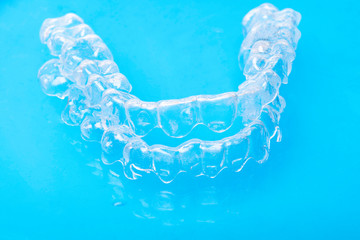 Invisible dental teeth brackets tooth aligners plastic braces dentistry retainers to straighten...