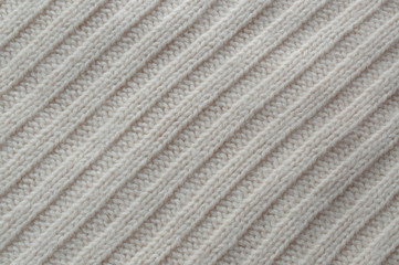 Knitted wool stripes closeup