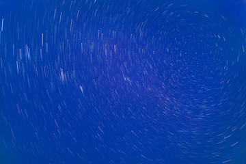 movement of stars in the sky