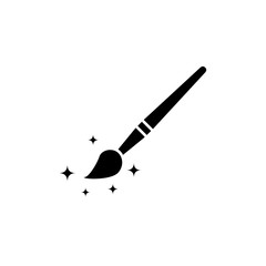 Brush paint icon vector