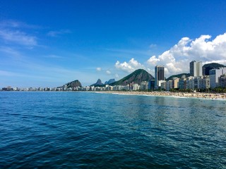 copacabana beach view from leme