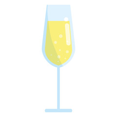 Champagne glass design