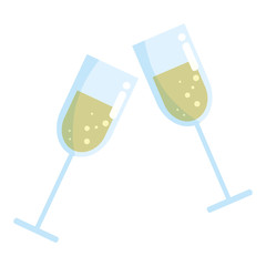 Champagne glass design