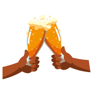 Beer glass design
