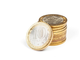 Russian metallic roubles coins