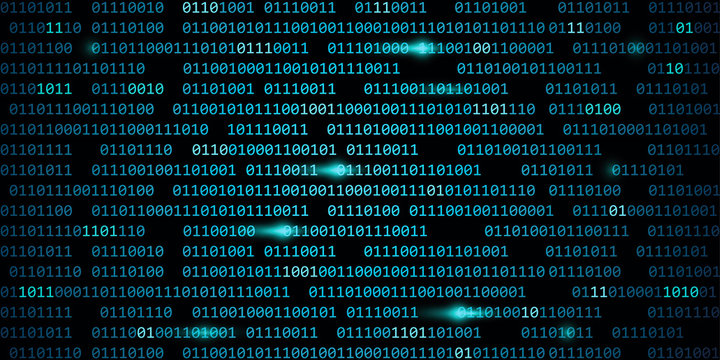 blue digital binary code web cyber technology background vector illustration EPS10