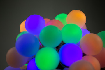 guirlande de noel, nouvel an, joyeuse fete