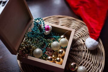 New year and Christmas concept still life photo
