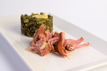 Grünkohl mit Pulled Pork