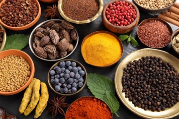 Spices and herbs.