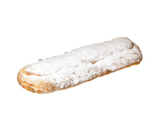 Christmas sweet pastry with candied fruit