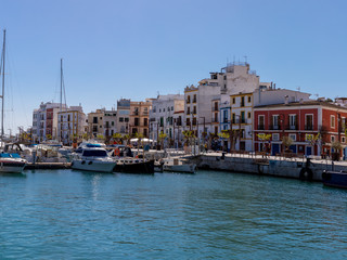 Obraz premium Yachthafen von Ibiza Stadt