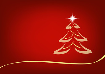 Merry Christmas and a Happy New Year. Christmas cards. Simple design.