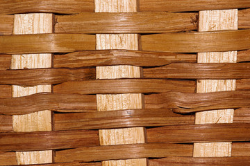 Wood Bark Weave Pattern Detail Close-up
