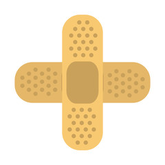 Band aid crossed symbol