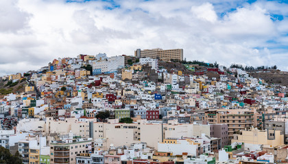 Obraz premium Stadtteil von Las Palmas Gran Canaria