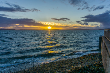 Golden Sunset Scene 5