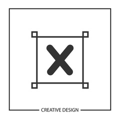 Fototapeta premium Initial Letter X Logo Template Vector Design