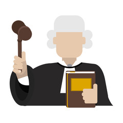 Judge with gavel avatar